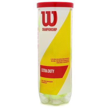 Imagem de Tubo Bola de Tênis Wilson Championship Extra Duty com 3 Unidades