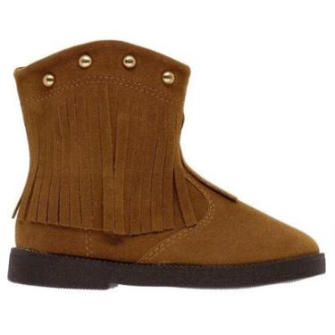 Imagem de Bota Cano Curto Infantil Menina Molekinha 2184.104 Caramelo-Feminino