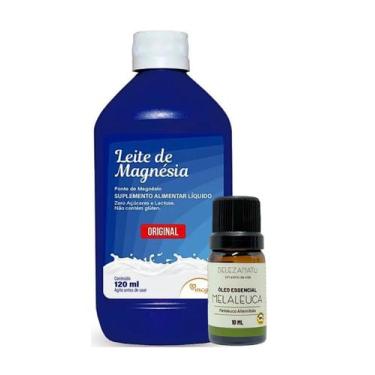 Imagem de Kit Leite de Magnésia e OE Melaleuca 10ml belezantu - BelezaNatu