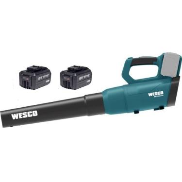Imagem de Soprador De Folhas 18v + 18v 2 Bateria 4ah Wesco Ws8518.9