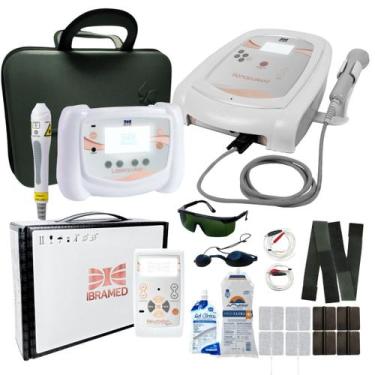 Imagem de Kit Ibramed Laserpulse Probe P5 Sonopulse III Neurodyn Portátil System
