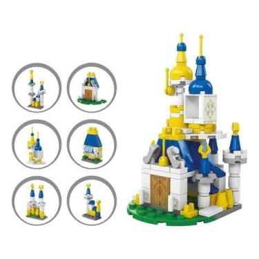 Imagem de Blocos De Montar Castelo 137 Peças 6 Em 1 Infantil 137 - JP Diversisho