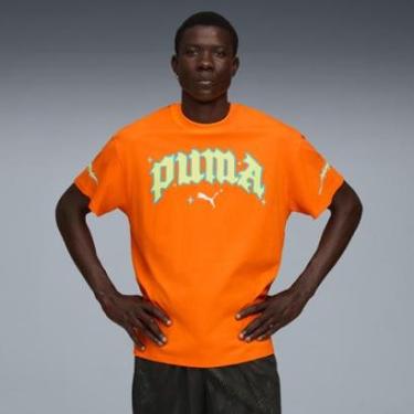 Imagem de Camiseta de Basquete II PUMA x RICK AND MORTY Masculina-Masculino