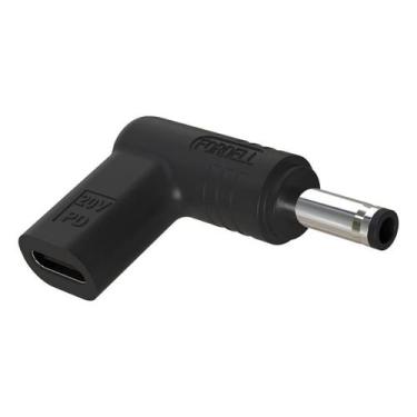 Imagem de Plug adaptador TypeC compatível com notebooks DELL Modelo IF226 4.5 3.