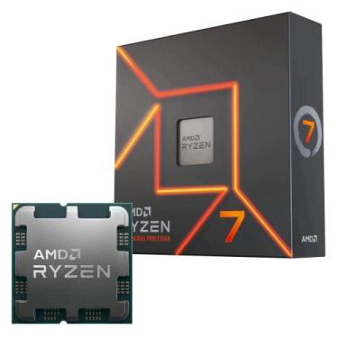 Imagem de Processador AMD Ryzen 7 7800X3D 5.0Ghz 104Mb Socket AM5 Sem Cooler e C