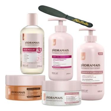 Imagem de Limpeza Facial + Creme Drenagem + Argila Vermelha Hidramais
