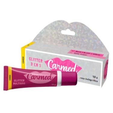 Imagem de Hidratante Labial Carmed Glitter 3 Em 1 Tutti Frutti 10g - Hidratação 