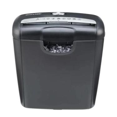 Imagem de Fragmentadora Papel cartao 6 Folhas 10L 127 V office sigilo - Multi