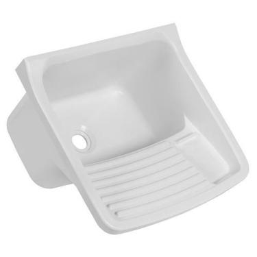 Imagem de Tanque Plástico P/ Lavar Roupas 47 X 43 X 27cm 22l Astra