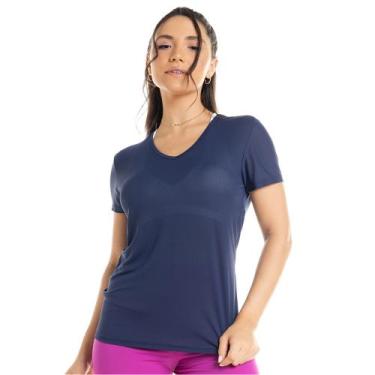Imagem de Blusa Camiseta Feminina Dry Fit De Poliamida Crepe - ESTILO DO CORPO, 