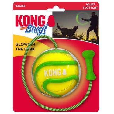 Imagem de Mordedor Kong Bunji High-Viz Ball Brinquedo Aquático Flutua Cachorro G