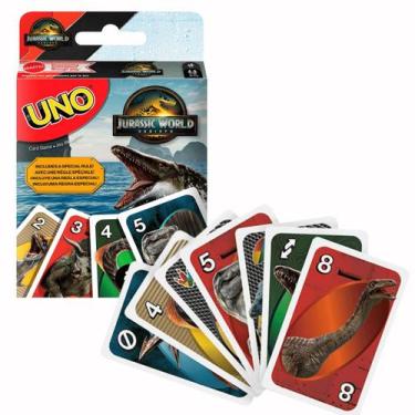 Imagem de Jogo De Cartas Uno Jurassic World Rebirth Mattel JFT29