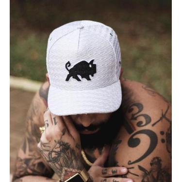 Imagem de Boné Effel Strapback Waves Brilho Branco