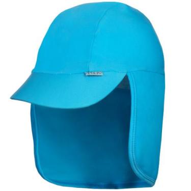 Imagem de Boné Praia Bebê Proteção UV Azul Everly, U