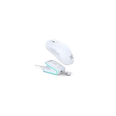 Imagem de Mouse Gamer Sem Fio Fortrek Loyal, RGB, Sensor PAW3311, 12000 DPI, Com Dock de Carregam...