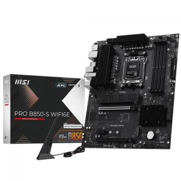 Imagem de Placa Mãe MSI PRO B850-S WIFI6E, Chipset B850, AMD AM5, ATX, DDR5