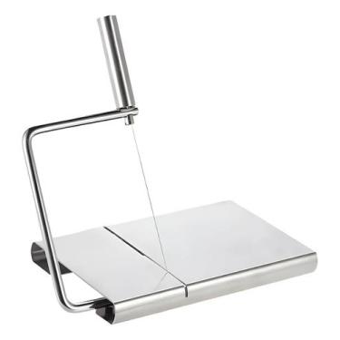 Imagem de Cortador De Queijos E Frios De Mesa Profissional Em Aço Inox - Genéric