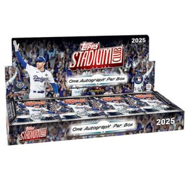 Imagem de Caixa Hobby Topps 2025 Stadium Club de Cards de Beisebol 1 Autógrafo