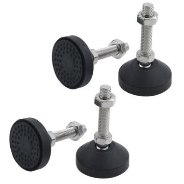 Imagem de Pés niveladores para móveis Antrader M10 com base de nylon 48 mm