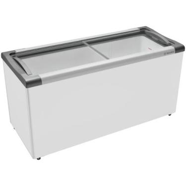 Imagem de Freezer Horizontal Tampa de Vidro 505 Litros 220V NF55SB  Metalfrio, B