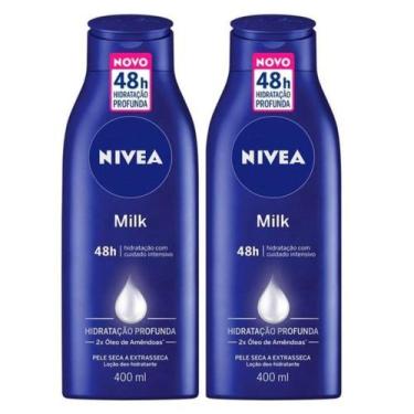 Imagem de Kit Com 2 Loção Hidratante Nivea Body Milk 400ml