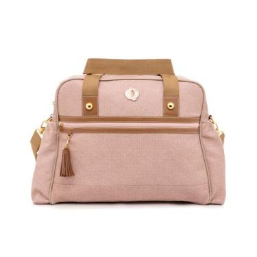 Imagem de Bolsa Maternidade Lequiqui Normandia Grande - Rosa