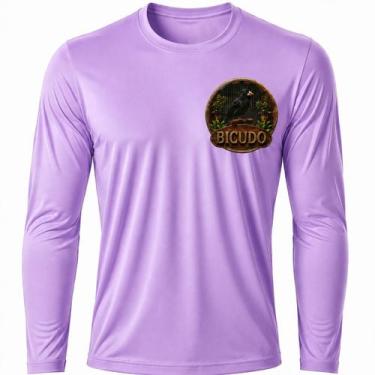 Imagem de Camisa Uv +50 Pássaro Bicudo - Proteção Solar cor:LilásTamanho:G - Gen