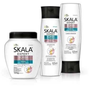 Imagem de Kit Skala Bomba De Vitaminas Shampoo, Condicionador E Creme De Tratame