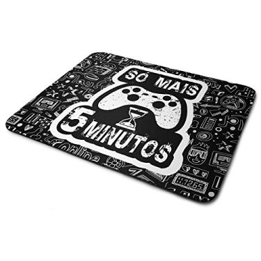 Imagem de JPS INFO Mousepad Gamer - S? 5 minutos - 18cm x 22cm - Borracha - Antideslizante