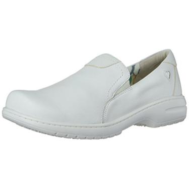 Imagem de Tênis feminino Nurse Mates Meredith sem cadarço, Branco, 7.5 Wide