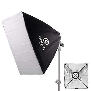 Imagem de Softbox Greika 60x60 Iluminador c/Soquete p/ 4 Lâmpadas - PK-FB6060