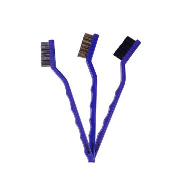 Imagem de Kit 3 Escovas Detalhamento Nylon Aco Latao  (Vonixx)