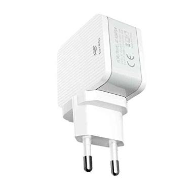 Imagem de C3Tech Carregador AC-USB Universal, bivolt automatico, 2.4A, UC-215WH,Branco