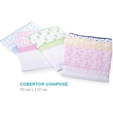 Imagem de Cobertor Para Bebê 90X 1,10 Cm - Neutro - Minasrey