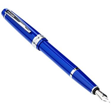 Imagem de Cross Bailey caneta-tinteiro de resina azul polida clara - ponta média