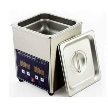 Imagem de GOWE Limpador ultrassônico digital pequeno 110V/220V 60W 1,3L para óculos, lâmina, joias, cesta livre de limpeza