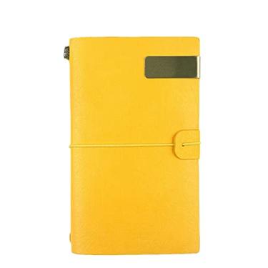 Imagem de Caderno A6 criativo negócios viagem minimalista livro retro manual manual bloco de notas material de escritório 120 páginas/60 folhas de papel