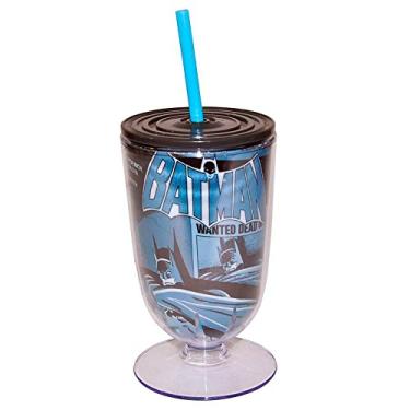 Imagem de Taça DC Comics Batman Shadown 550 ml Azul em Acrílico - Urban - 25x10,5 cm