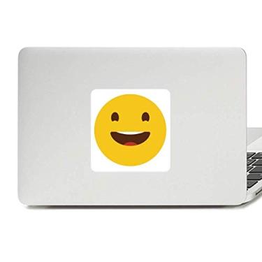 Imagem de Adesivo de vinil Happy Laugh amarelo fofo online Happy decalque paster laptop decoração PC