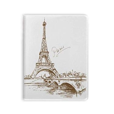 Imagem de Caderno de capa macia The Eiffel Tower Paris França