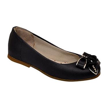 Imagem de Sapatilha Infantil Menina Laço Preta