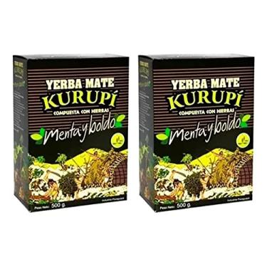 Imagem de Kit 2 Ervas Mate Tereré Menta Y Boldo 500 Gramas - Kurupí