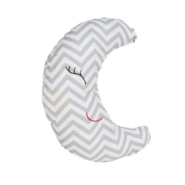 Imagem de Almofada Decorativa Enxoval Bebê Lua - Chevron