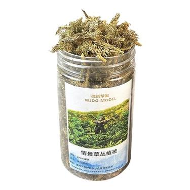 Imagem de Deevoka Tufos de grama de aglomerado, modelo de terreno de tufos de grama, simulação de terreno de tufo de terreno baldio em miniatura, grama, detritos de, AMARELO