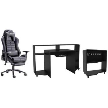 Imagem de Cadeira Gamer Xt Racer Reclinável Giratória + Mesa - Gamer Control + E