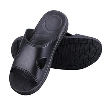 Imagem de SHERCHPRY chinelos de tamanho sandálias de banho sandálias atléticas lar chinelos masculinos sandálias masculinas chinelos para casa pu chinelos interior sapatos de trabalho pala Trabalhos