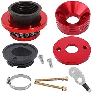 Imagem de LIYYDS Adaptador de filtro vermelho 42 mm 43 mm 44 mm pilha de velocidade para 33cc 43cc 47cc 49cc 50cc 52cc Minimoto Motores de 2 tempos Mini Choppers Gas Scooters X1 X2 X3 X6 X7 X8 Motovox MVS10