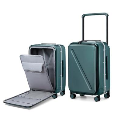 Imagem de Malas de viagem rígidas Milada, Verde escuro, 24-Inch Checked In, Viagens