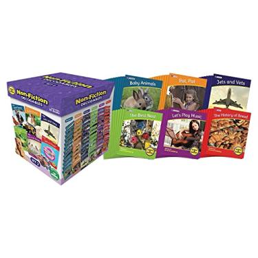 Imagem de Junior Learning Educational and Decodable Reader Non Fiction 2 Box Book Set with Letters & Sounds, includes 72 different titles