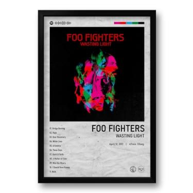 Imagem de Quadro Álbum Spotify Wasting Light - Foo Fighters - 40x60cm